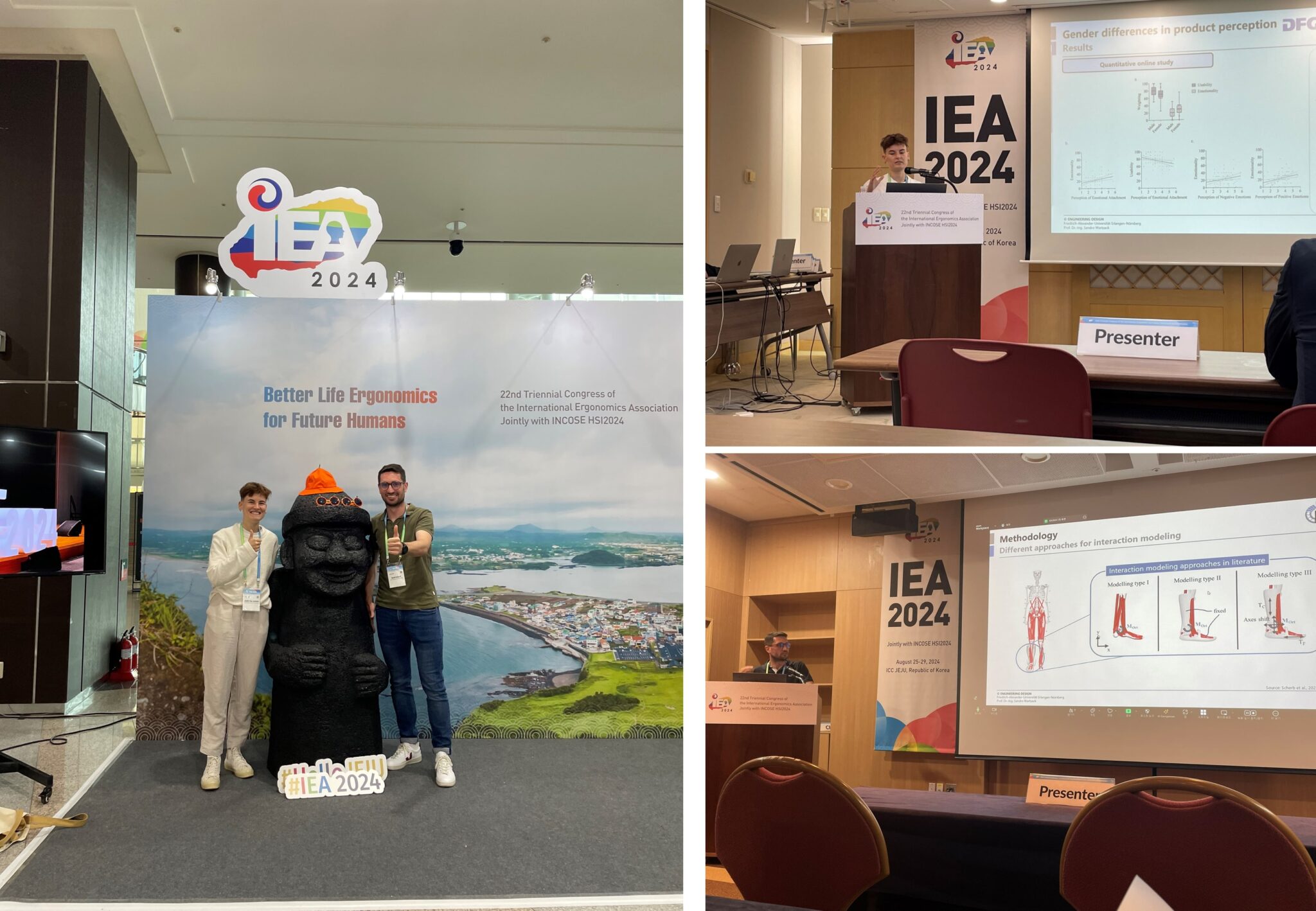 Konferenz der International Ergonomics Association (IEA) 2024 auf Jeju ...